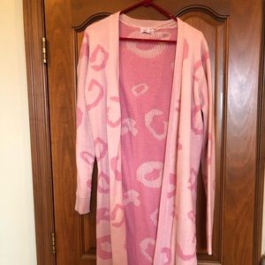 Size large duster cardigan NWOT